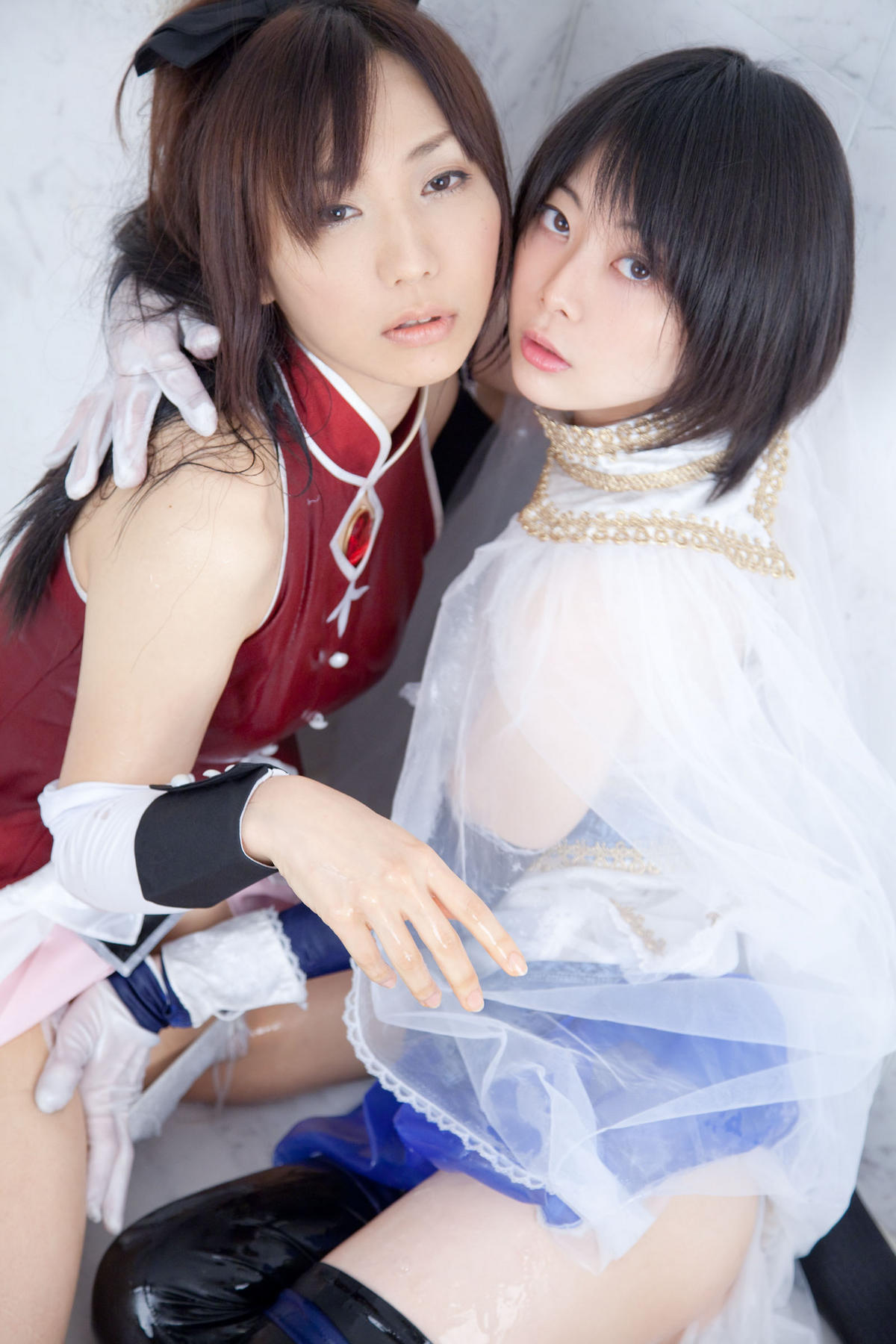 (C80) (コスプレ)   Sayaka and Kyoko  CosPlay制服诱惑套图